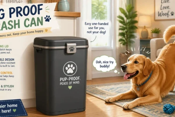 Dog-Proof Trash Can Guide: How to Choose a Secure Bin Your Dog Can’t Beat